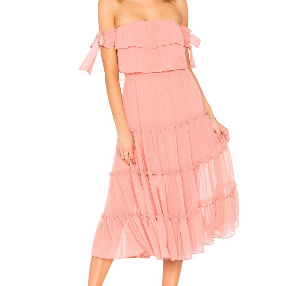 Misa Los Angeles Micaela Maxi dress in Blush